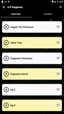 Potter Ringtones android App screenshot 3