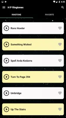 Potter Ringtones android App screenshot 4