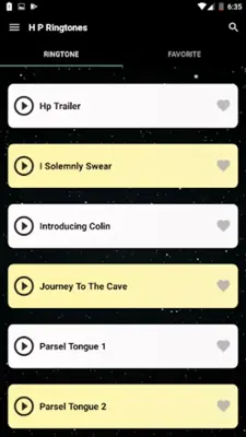 Potter Ringtones android App screenshot 6